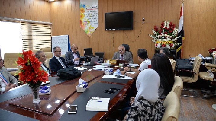 دائرة الصحة العامة تعقد اجتماعا موسعا مع ممثلي مكتب منظمة الصحة العالمية